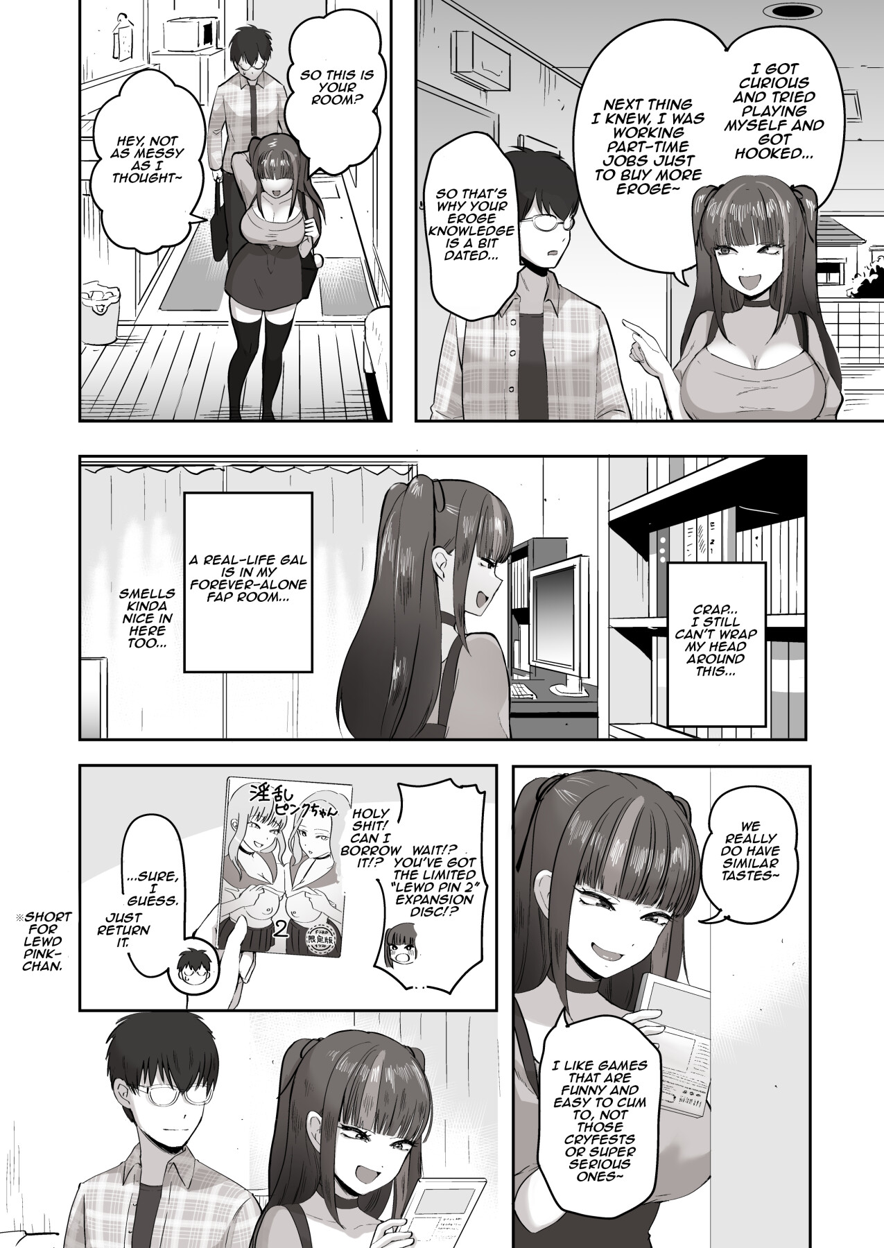 Hentai Manga Comic-When I Met My Follower I'd Been Passionately Talking About Eroge With Day and Night-Read-7